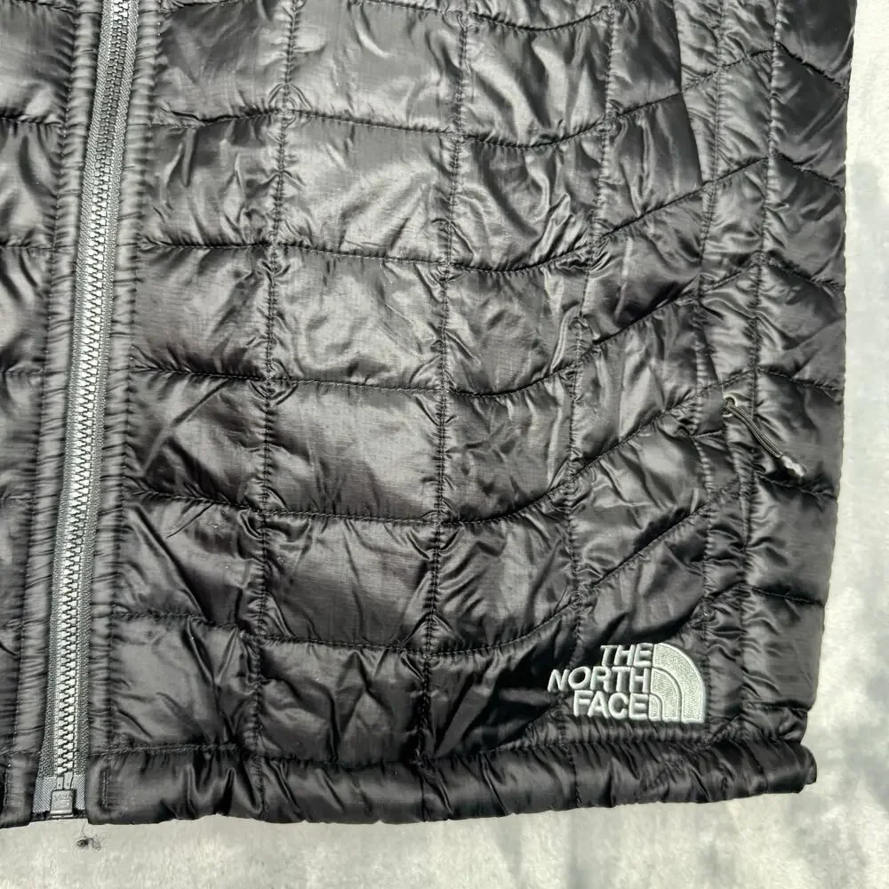 The North Face Thermoball Eco Black Full Zip Puffer Vest Mens Medium Outdoor